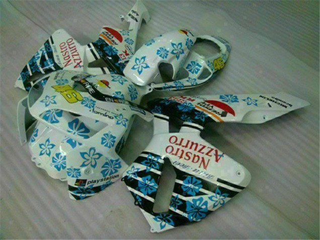 Blanc Bleu Nastro Azzurro 46 Carénages Moto CBR 600 RR 05-06