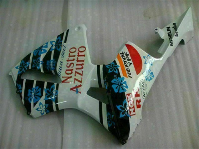 Blanc Bleu Nastro Azzurro 46 Carénages Moto CBR 600 RR 05-06