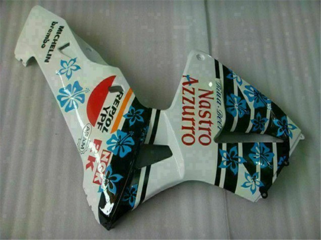 Blanc Bleu Nastro Azzurro 46 Carénages Moto CBR 600 RR 05-06