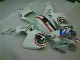 Blanc Bleu R 2 Carénage Moto CBR 600 RR 03-04 Blanc Bleu R 2 Carénage Moto CBR 600 RR 03-04