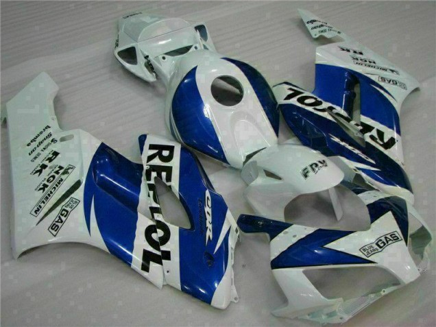 Blanc Bleu Repsol Carénage Moto CBR 1000 RR 04-05 Blanc Bleu Repsol Carénage Moto CBR 1000 RR 04-05