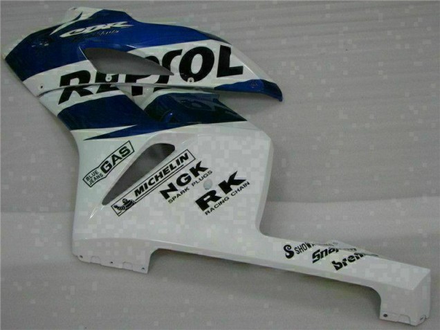 Blanc Bleu Repsol Carénage Moto CBR 1000 RR 04-05 Blanc Bleu Repsol Carénage Moto CBR 1000 RR 04-05