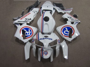 Blanc Bleu Repsol Carénage Moto CBR 600 RR 05-06