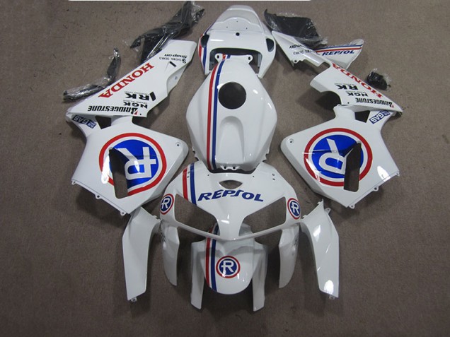 Blanc Bleu Repsol Carénage Moto CBR 600 RR 05-06