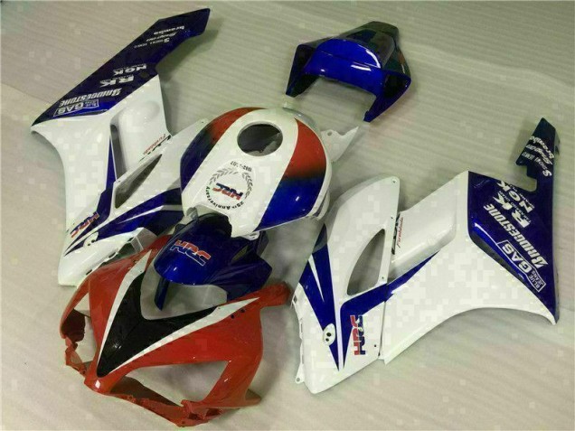 Blanc Bleu Rouge Carénage Moto CBR 1000 RR 04-05 Blanc Bleu Rouge Carénage Moto CBR 1000 RR 04-05