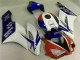Blanc Bleu Rouge Carénage Moto CBR 1000 RR 04-05 Blanc Bleu Rouge Carénage Moto CBR 1000 RR 04-05
