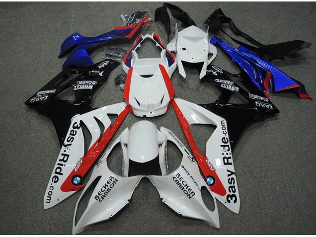 Blanc Bleu Rouge Carénage Moto S1000RR 09-14
