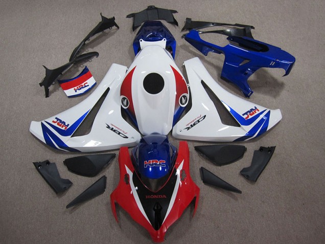 Blanc Bleu Rouge HRC Carénages Moto CBR 1000 RR 08-11 Blanc Bleu Rouge HRC Carénages Moto CBR 1000 RR 08-11
