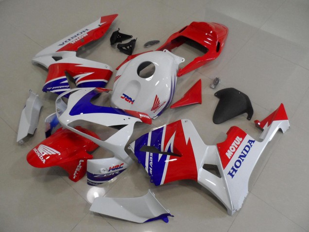 Blanc Bleu Rouge Motul HRC Carénage Moto CBR 600 RR 05-06