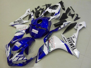 Blanc Bleu Tri Colour Carénage Moto R1 07-08