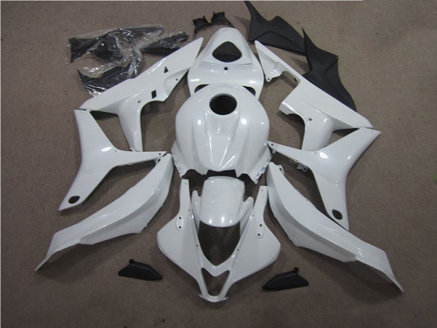 Blanc Carénage Moto CBR 600 RR 07-08 Blanc Carénage Moto CBR 600 RR 07-08