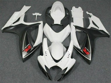 Blanc Carénage Moto GSXR 600 / 750 K6 06-07