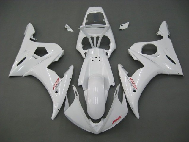 Blanc Carénage Moto R6 03-05