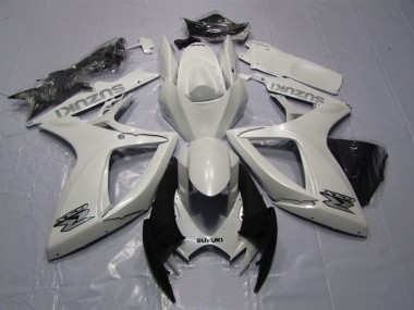 Blanc Carénages Moto GSXR 600 K6 06-07