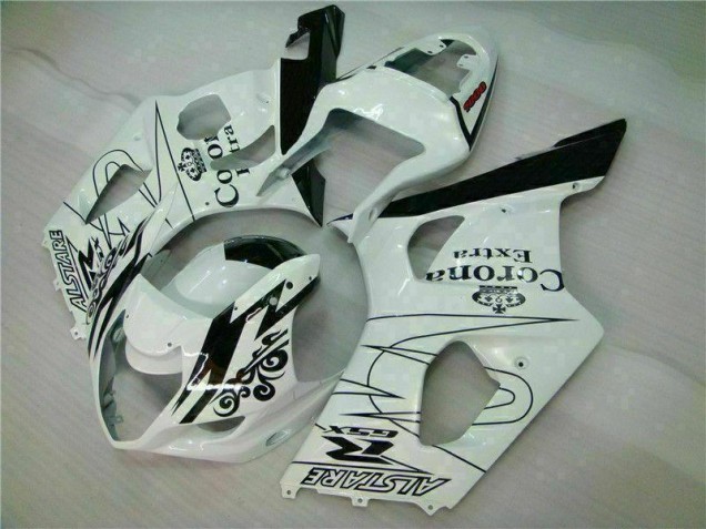 Blanc Carrosserie Moto GSXR 1000 K3 03-04 Blanc Carrosserie Moto GSXR 1000 K3 03-04