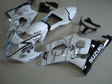 Blanc Corona Carénage Moto GSXR 1000 K3 03-04