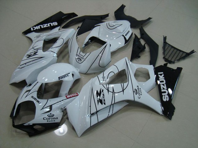 Blanc Corona Carénage Moto GSXR 1000 K7 07-08