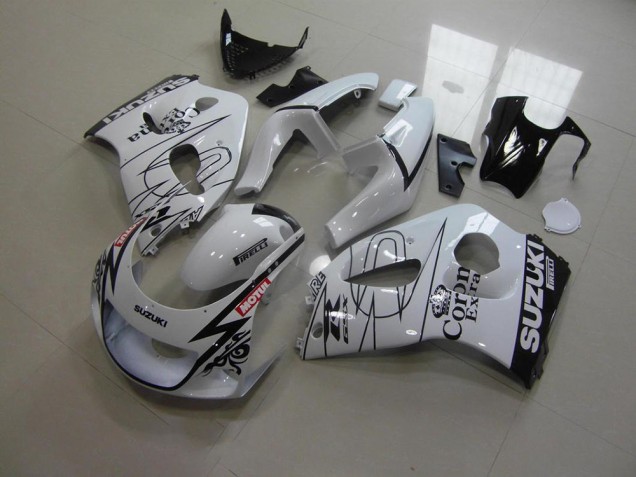 Blanc Corona Carénage Moto GSXR 600 96-00 Blanc Corona Carénage Moto GSXR 600 96-00