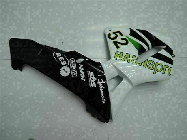 Blanc Jaune Vert 52 Carénage Moto CBR 600 RR 05-06 Blanc Jaune Vert 52 Carénage Moto CBR 600 RR 05-06