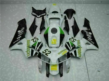 Blanc Jaune Vert 52 Carénage Moto CBR 600 RR 05-06