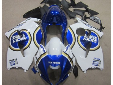 Blanc Lucky Strike Bleu Motul Carénage Moto GSXR 1300 Hayabusa 96-07