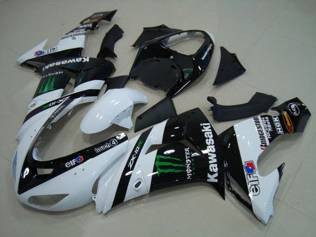 Blanc Monster Carénage Moto ZX10R 06-07