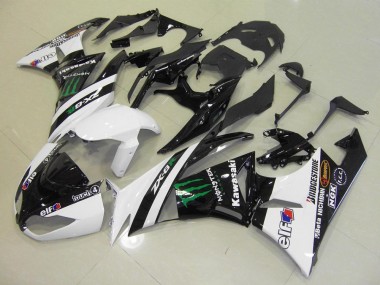 Blanc Monster Carénage Moto ZX6R 09-12