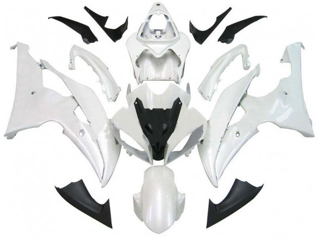 Blanc Nacré Carénages Moto R6 08-16