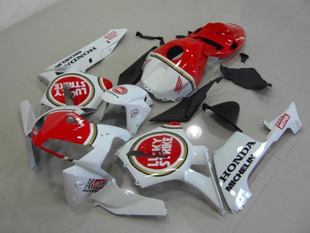 Blanc Nacré Lucky Strike Carénage Moto CBR 600 RR 05-06