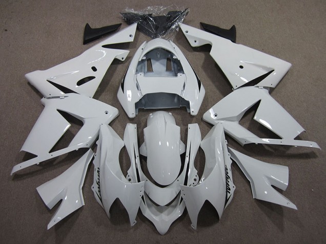 Blanc Ninja Carénage Moto ZX10R 03-05 Blanc Ninja Carénage Moto ZX10R 03-05