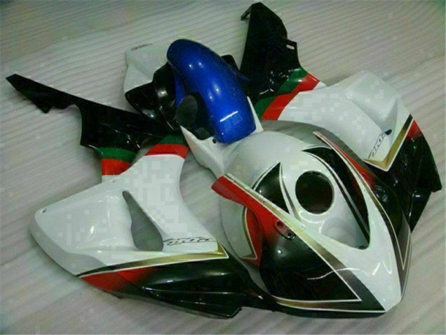 Blanc Noir Carénage Moto CBR 1000 RR 06-07 Blanc Noir Carénage Moto CBR 1000 RR 06-07