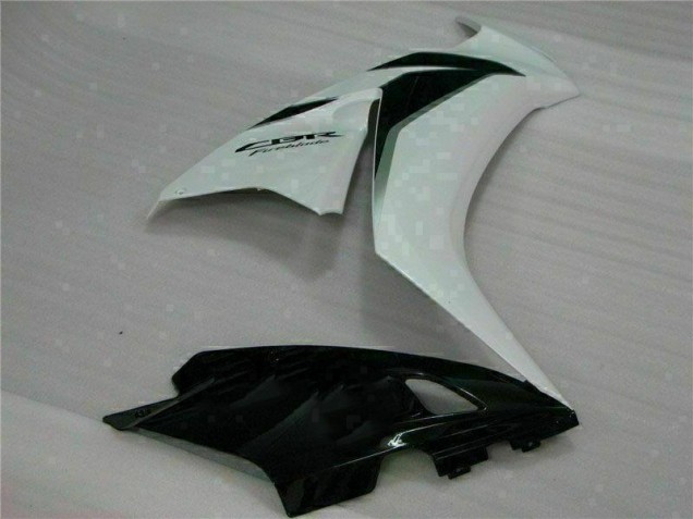 Blanc Noir Carénage Moto CBR 1000 RR 12-16 Blanc Noir Carénage Moto CBR 1000 RR 12-16