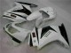 Blanc Noir Carénage Moto EX250 08-12