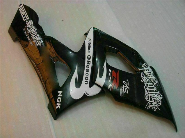 Blanc Noir Carénage Moto GSXR 1000 K5 05-06