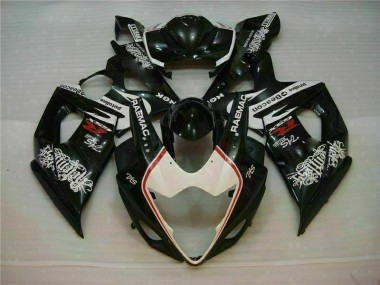 Blanc Noir Carénage Moto GSXR 1000 K5 05-06