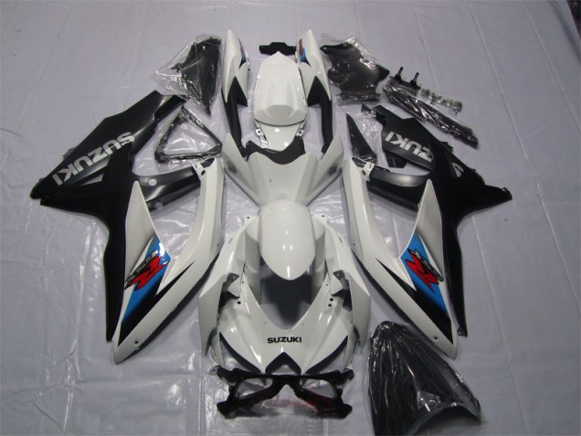 Blanc Noir Carénage Moto GSXR 1000 K7 07-08