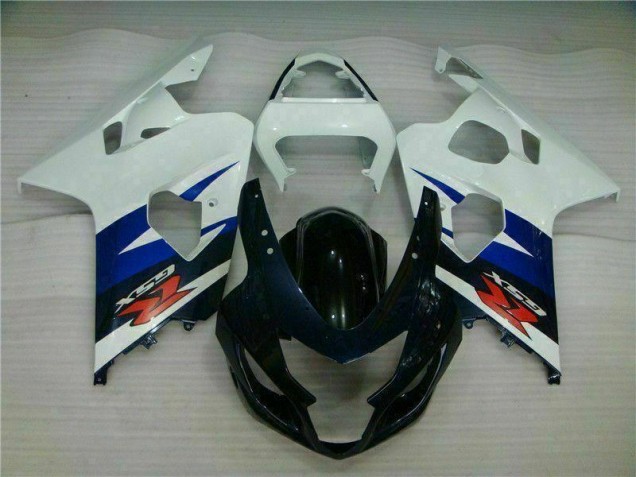 Blanc Noir Carénage Moto GSXR 600 / 750 K4 04-05 Blanc Noir Carénage Moto GSXR 600 / 750 K4 04-05