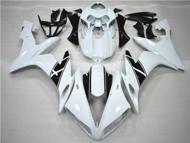 Blanc Noir Carénage Moto R1 04-06 Blanc Noir Carénage Moto R1 04-06