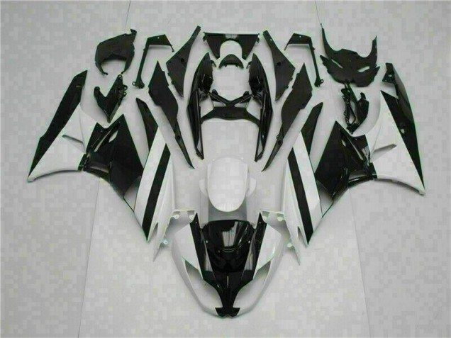 Blanc Noir Carénage Moto ZX6R 09-12 Blanc Noir Carénage Moto ZX6R 09-12