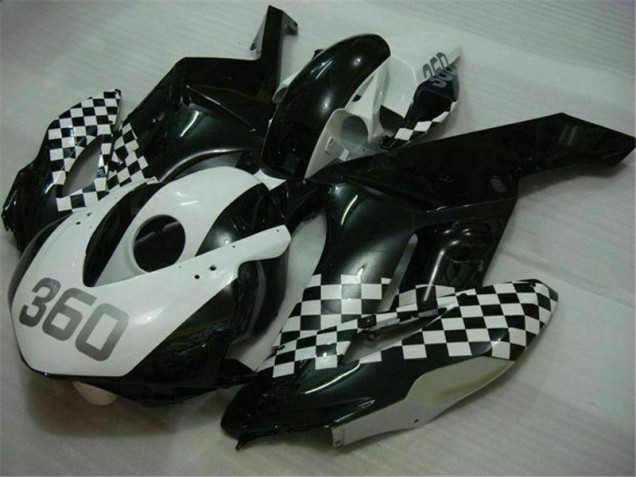 Blanc Noir Carénages Moto CBR 1000 RR 04-05 Blanc Noir Carénages Moto CBR 1000 RR 04-05