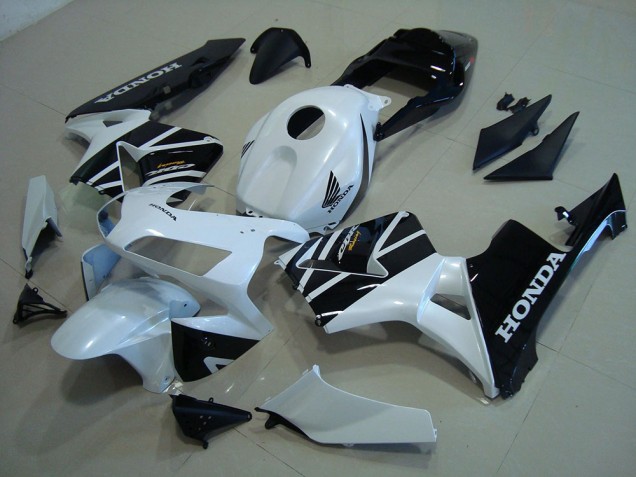 Blanc Noir Carénages Moto CBR 600 RR 03-04