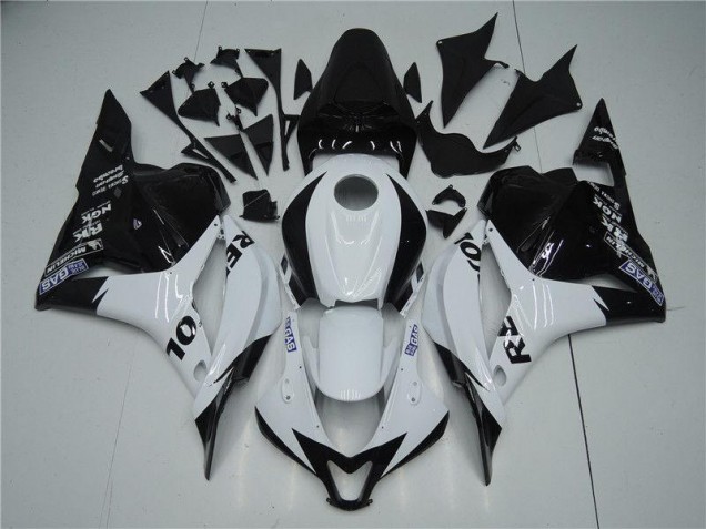 Blanc Noir Carénages Moto CBR 600 RR 09-12 Blanc Noir Carénages Moto CBR 600 RR 09-12