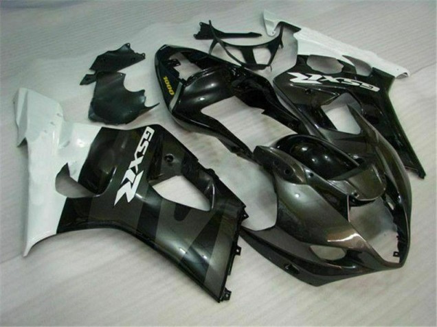 Blanc Noir Carénages Moto GSXR 1000 K3 03-04 Blanc Noir Carénages Moto GSXR 1000 K3 03-04