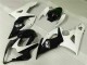 Blanc Noir Carénages Moto GSXR 1000 K5 05-06 Blanc Noir Carénages Moto GSXR 1000 K5 05-06