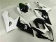 Blanc Noir Carénages Moto GSXR 1000 K5 05-06 Blanc Noir Carénages Moto GSXR 1000 K5 05-06