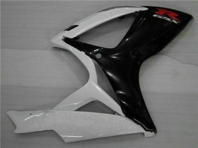 Blanc Noir Carénages Moto GSXR 600 / 750 K6 06-07 Blanc Noir Carénages Moto GSXR 600 / 750 K6 06-07