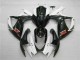 Blanc Noir Carénages Moto GSXR 600 / 750 K6 06-07 Blanc Noir Carénages Moto GSXR 600 / 750 K6 06-07