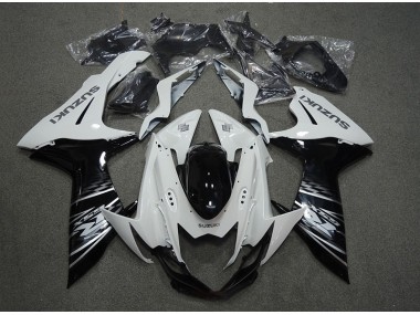 Blanc Noir Carénages Moto GSXR 750 K11 11-24