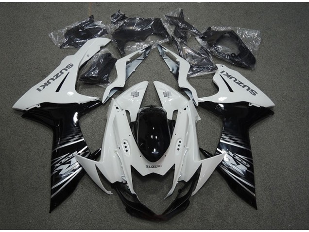 Blanc Noir Carénages Moto GSXR 750 K11 11-24