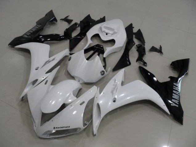 Blanc Noir Carénages Moto R1 04-06 Blanc Noir Carénages Moto R1 04-06